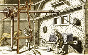 Pulley: 17th Century Stone-Cutting Process