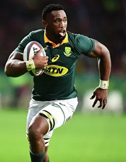 Springbok: 18 August 2017 - Springbok Siya Kolisi on his