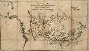 Transcontinental: A 1801 map of North America showing Alexander ?