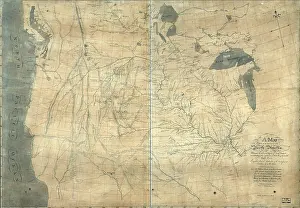 Meriwether: 1805 Lewis and Clark map of part of the ?