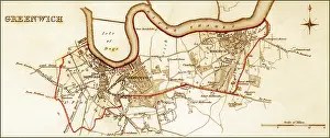 Constituency: 1832 Victorian Map of Greenwich