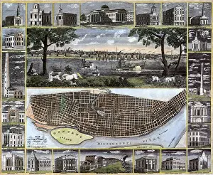 Missou: 1848 Map of St. Louis 1848