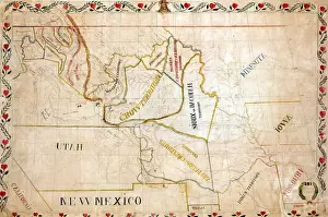 Blackfoot: 1851 map of the upper Great Plains and Rocky ?