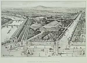 Elysees: 1855 fair on the Champs-Elysees