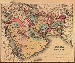 Empires: 1855 map clearly shows the political and ?