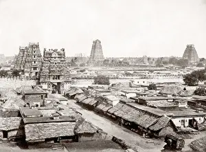 Pagodas: 1860s India by Samuel Bourne - Trichinopoly -