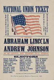 Electors: 1864 Campaign ticket for the National Union