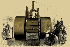 Steamroller: 1866 Steam Road Roller