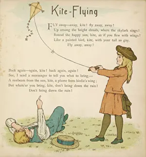 Kites: 1886 Kite flying