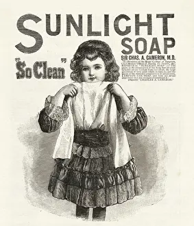 Body Wash: 1889 UK Magazine Sunlight Soap Advert