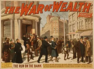 Depressions: 1895 Theater poster showing a run on the ?