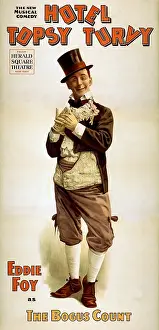 Topsy: 1898 poster for the musical comedy, HOTEL ?