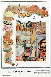 Kitchens: An 18th Century Kitchen by Pauline Baynes