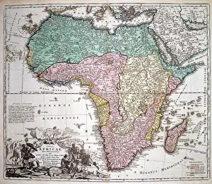 Totius: 18th century Map of Africa