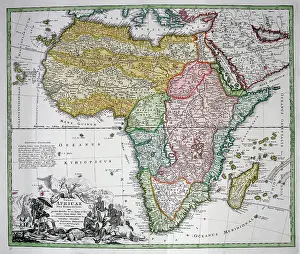Totius: 18th century Map of Africa