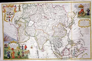 Wildey: 18th century Map of Asia