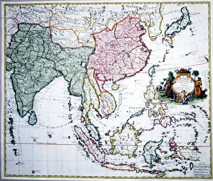 Senex: 18th century Map of the East Indies