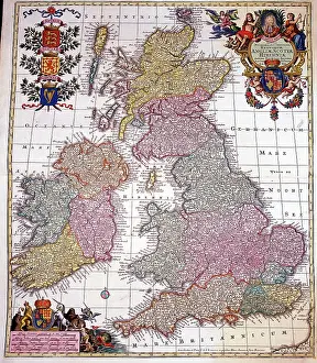 Seutter: 18th century Map of Great Britain