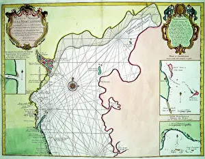 Mortier: 18th century Map of the North Caspian Sea