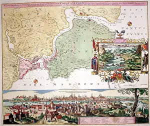 Heirs: 18th century Map of Turkey and Constantinople