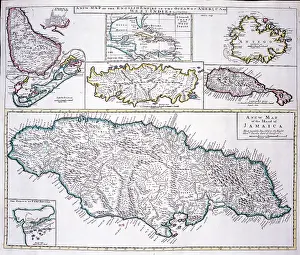 Tobago: 18th century Map of the West Indies and Caribbean