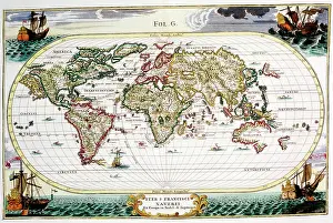 Sherer: 18th century Map of the World