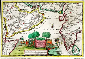 Hormuz: 18th century Mapf of Arabia and India
