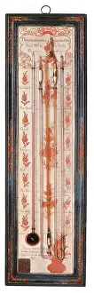 Thermometer: 18th Century Thermometer-Barometer