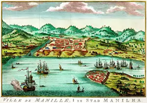 Manilla: 18th century view of Manilla, Philippines