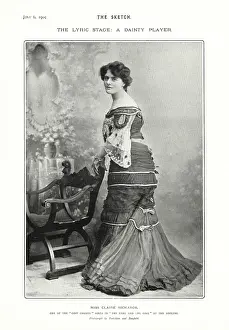 Music Hall: 1904 Stage Actress