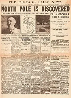 Egede: 1909 Frederick Cook reaches the North Pole