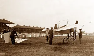 Lesseps: 1909 - Paul de Lesseps in a Bleriot Monoplane