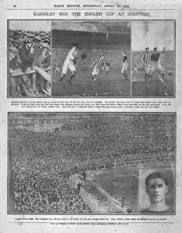 Brom: 1912 Daily Mirror Barnsley win the FA Cup