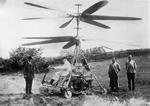 Csualpha: 1912 helicopter designed by German engineer, ?