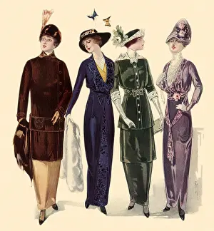 Clipart: 1913 Fashion