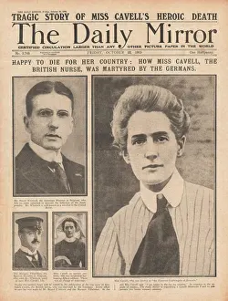 Whitlock: 1915 Daily Mirror Execution of Nurse Edith Cavell