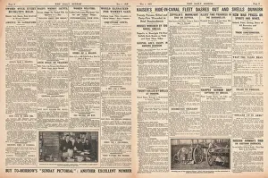 Yser: 1915 Daily Mirror German Navy Shells Dunkirk