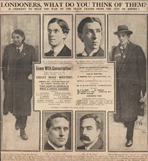 1915 Daily Sketch Conscientious Objectors