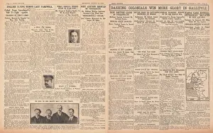 Annesley: 1915 Daily Sketch Violet Beevor, Lt. Lord and Lord Annesley