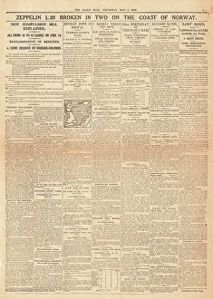 Birrell: 1916 Daily Mail Augustine Birrell resigns after Easter Upris