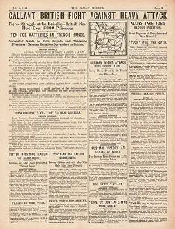 Boiselle: 1916 Daily Mirror Battle of the Somme
