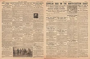 Falkenhayn: 1916 Daily Mirror Zeppelin raid on England