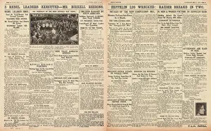 Casement: 1916 Daily Sketch Augustine Birrell resigns after Easter Upr