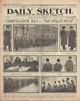 Bowles: 1916 Daily Sketch Debate on Compulsory Service Bill