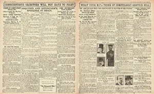 Bowles: 1916 Daily Sketch Debate on Compulsory Service Bill