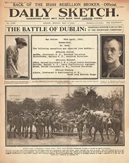 Birdwood: 1916 Daily Sketch Easter Rising in Dublin