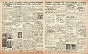 Compulsion: 1916 Daily Sketch German air raid over Dover