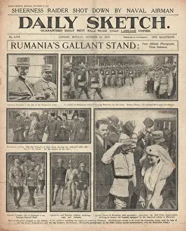 Coanda: 1916 Daily Sketch Romanian war preparations