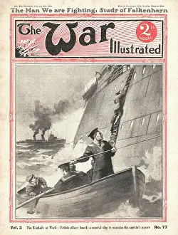 Austria Hungary: 1916 War Illustrated Blockade of Germany