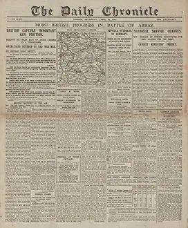 Nivelle: 1917 Daily Chronical, Battle of Arras